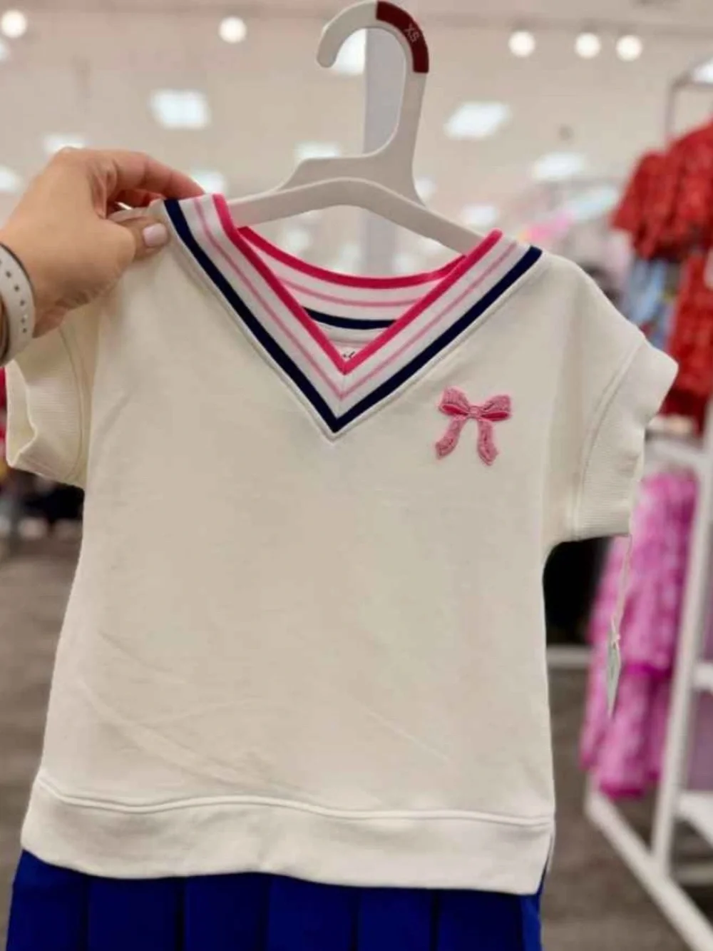 NWT-Small girls Preppy french-terry cloth  Breathable & lightweight tennis-dress
